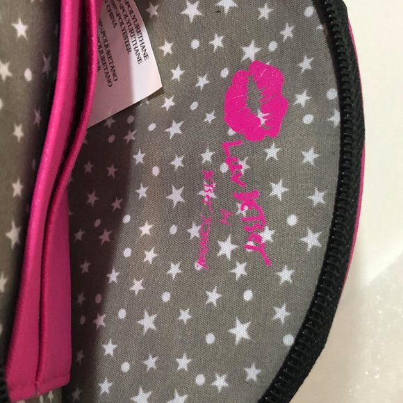 Betsey Johnson Hot Pink Cat Wristlet - Picture 4 of 5